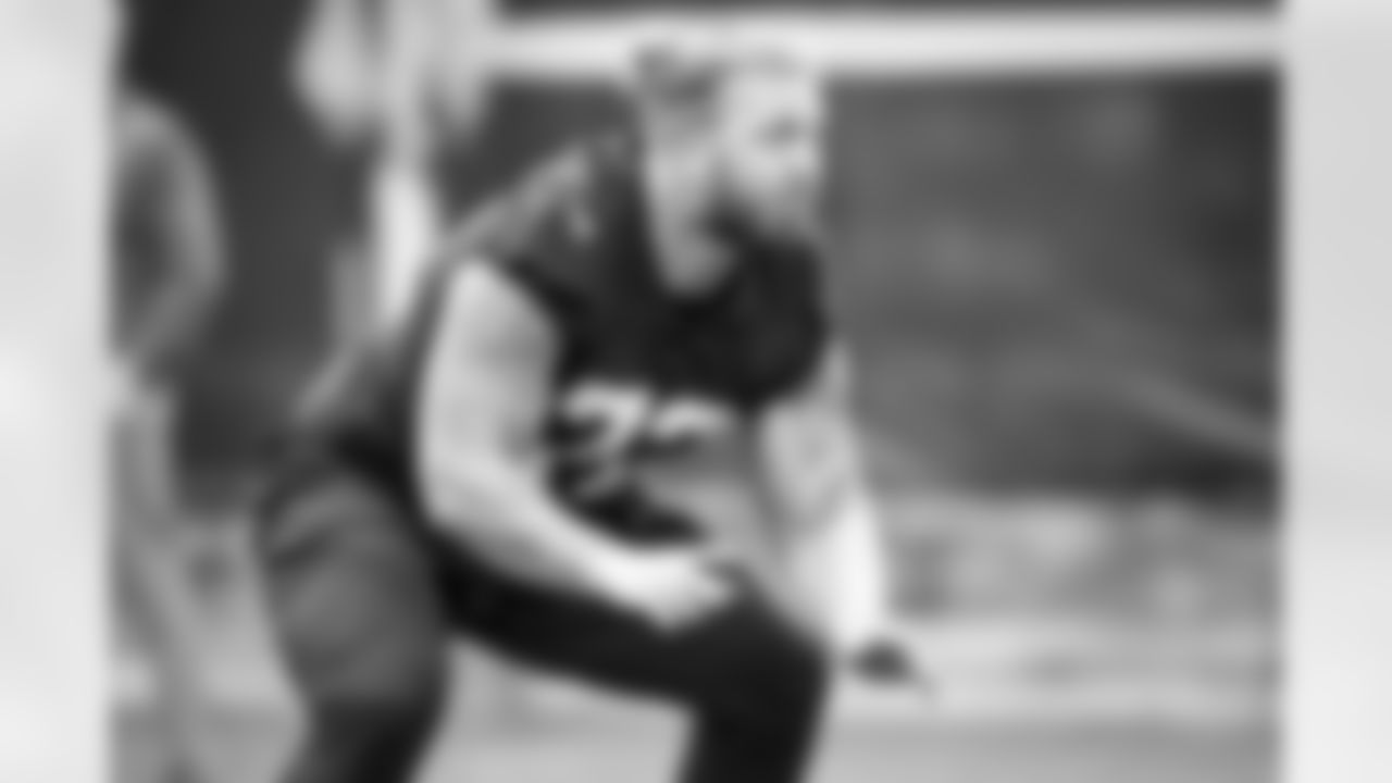 Offensive guard Hjalte Froholdt (72) during the first day of Phase II of the offseason on May 2, 2022.