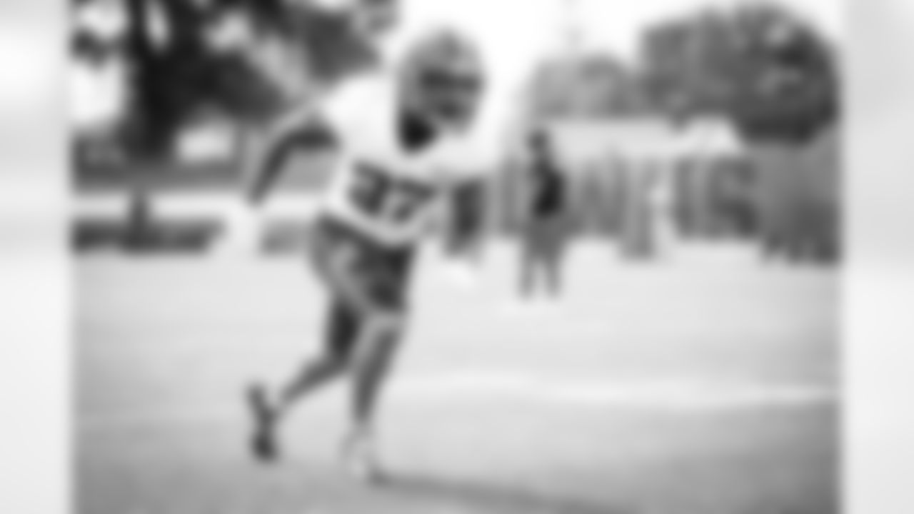 Cornerback Donnie Lewis Jr. (37) during practice on September 1, 2020