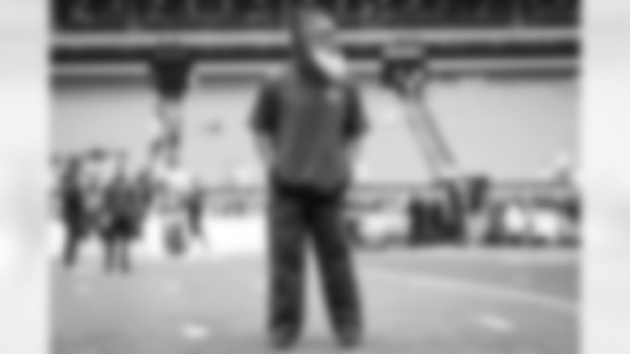 A coach before a NFL football game between the Cincinnati Bengals and Cleveland Browns on September 10, 2023 at Cleveland Browns Stadium.