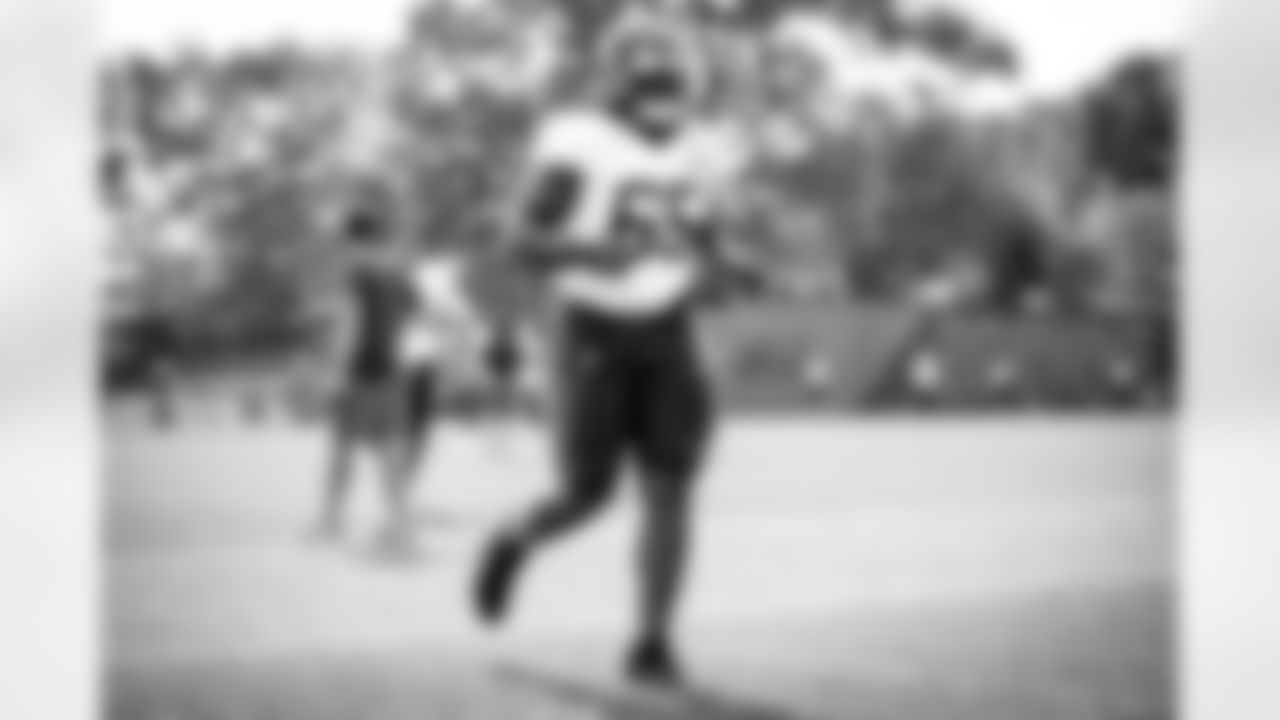 Defensive tackle Larry Ogunjobi (65) during practice on August 25, 2020