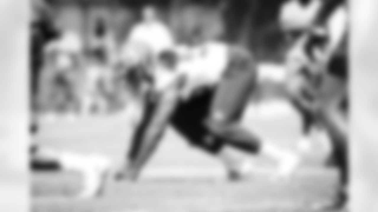 Defensive end Takkarist McKinley (55) during the second day of minicamp on June 16, 2021.