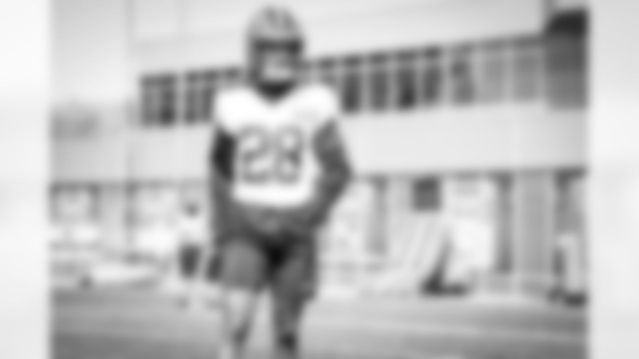 Cornerback Kevin Johnson (28) during practice on September 21, 2020