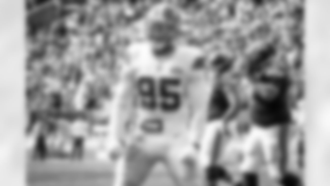 Defensive end Myles Garrett (95) during a NFL football game between the Chicago Bears and Cleveland Browns on September 26, 2021 at FirstEnergy Stadium. The Browns won 26-6.