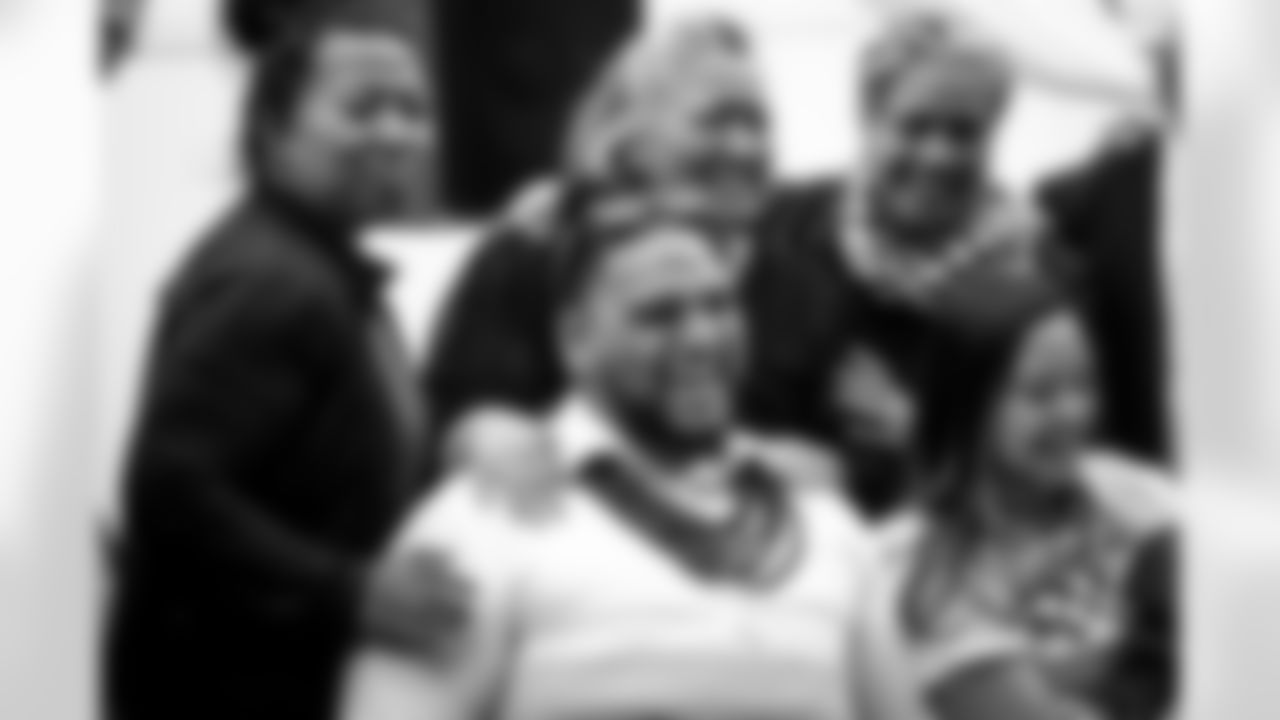 Defensive tackle Siaki Ika and family during a party to celebrate Siaki's recent marriage and getting drafted in Salt Lake City, Utah on May 9, 2023.