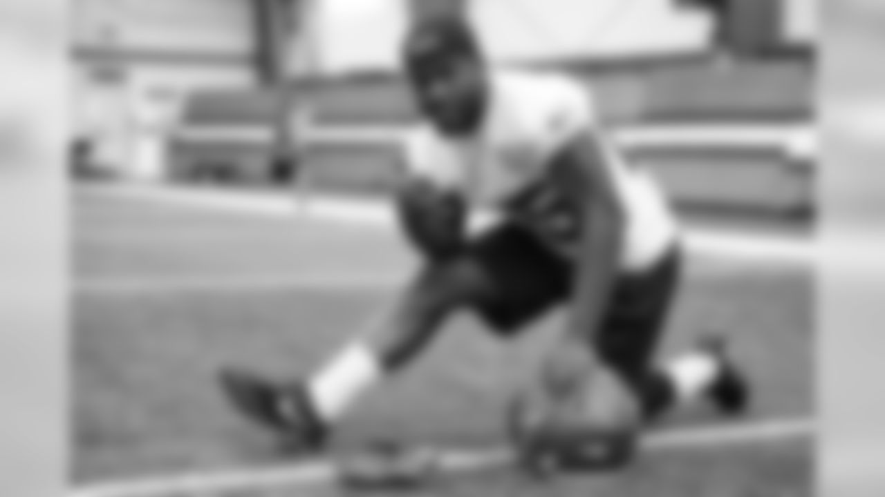 Running Back Dontrell Hilliard (25) during the last day of minicamp on June 6, 2019.