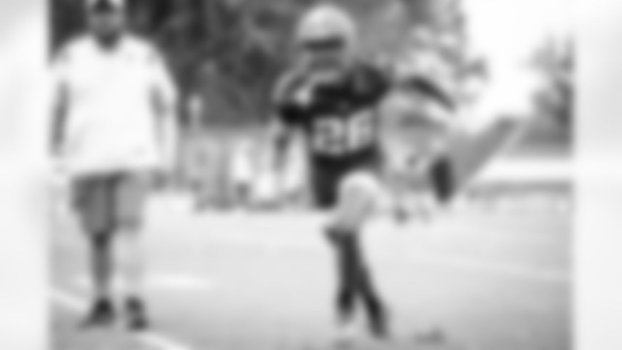 Cornerback Greedy Williams (26) during the fourteenth day of training camp on August 17, 2021.