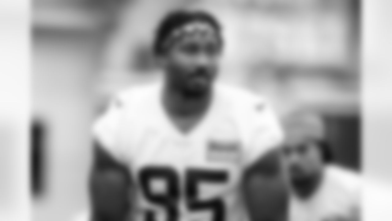 Defensive end Myles Garrett (95) during the first day of the acclimation period at CrossCountry Mortgage Campus on July 27, 2022.