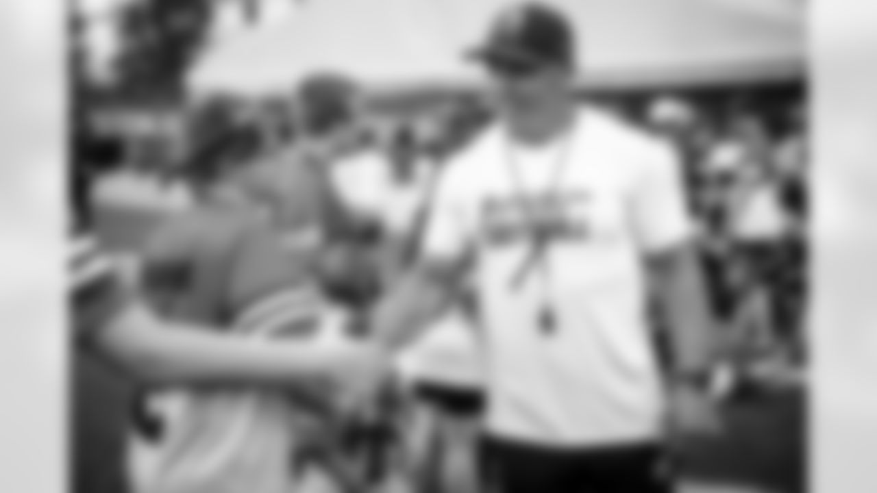 Assistant Head Coach/Special Teams Coordinator Bubba Ventrone during Day 7 of Training Camp at CrossCountry Mortgage Campus on August 1, 2023.