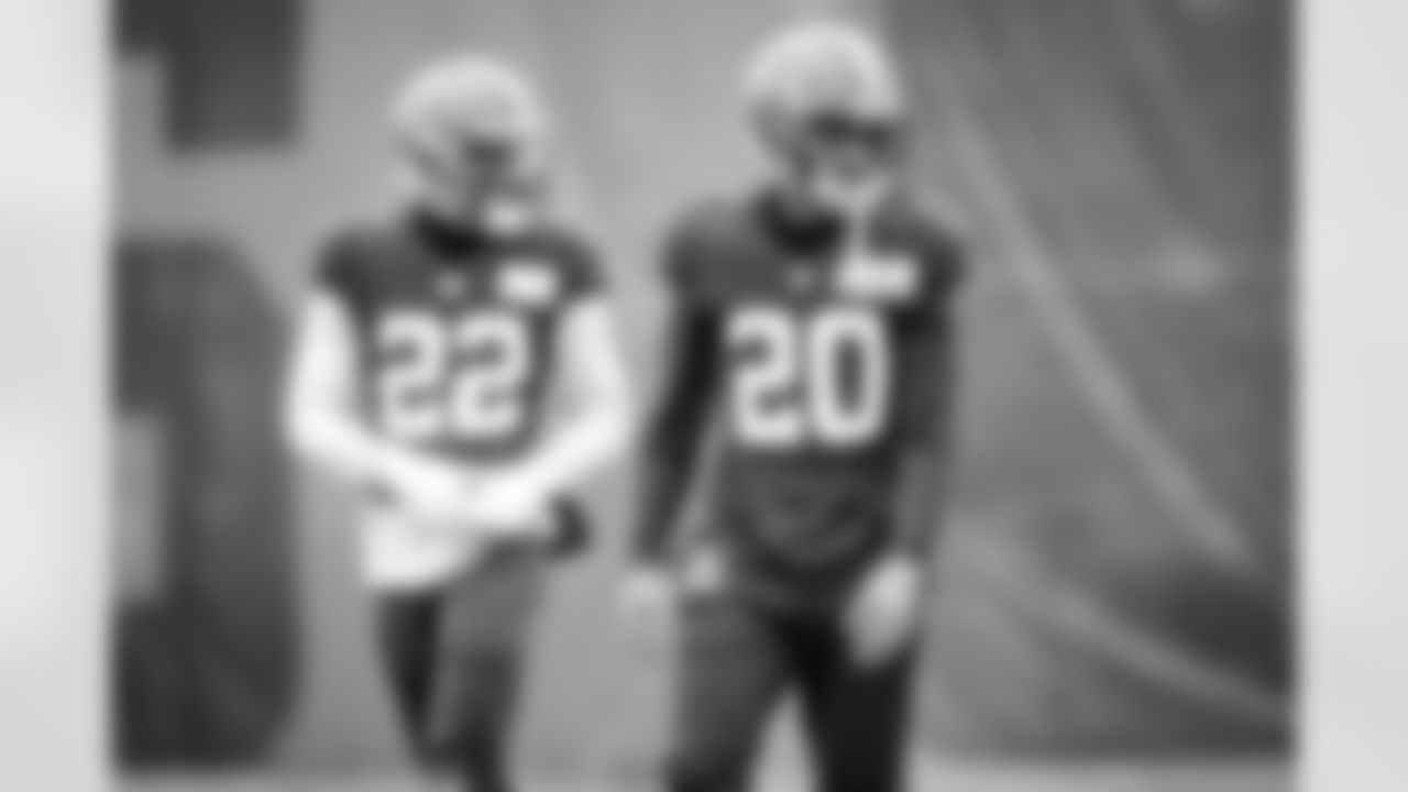 Cornerback Greg Newsome II (20) during practice on December 30, 2021.