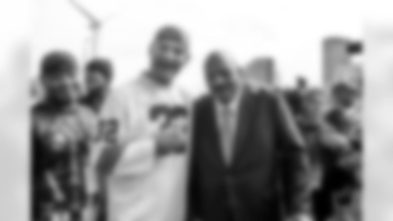 Jim Brown Statue Unveiling at FirstEnergy Stadium on September 18, 2016.