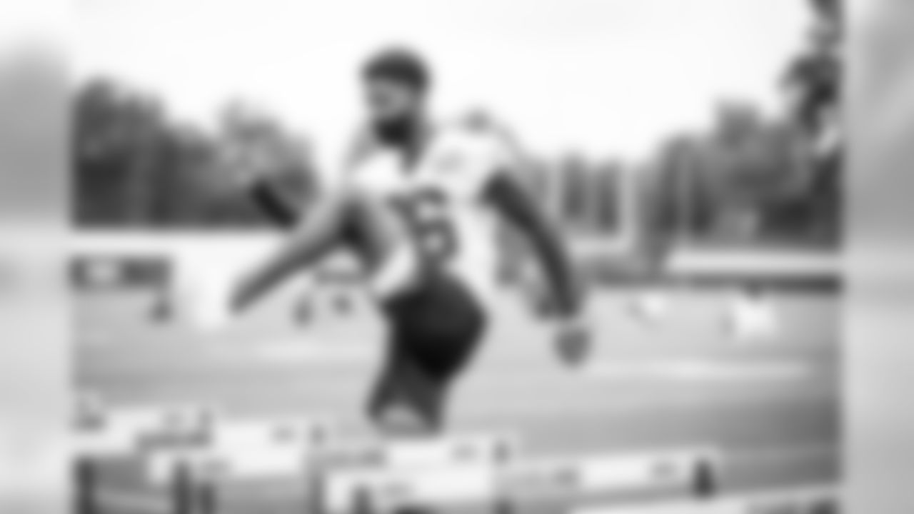 Cornerback Greedy Williams (26) during workouts on August 4, 2020