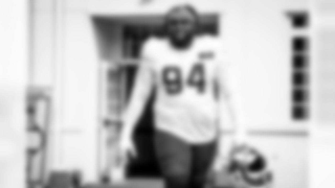Defensive tackle Dalvin Tomlinson (94) during Day 4 of Training Camp at The Greenbrier on July 28, 2023.