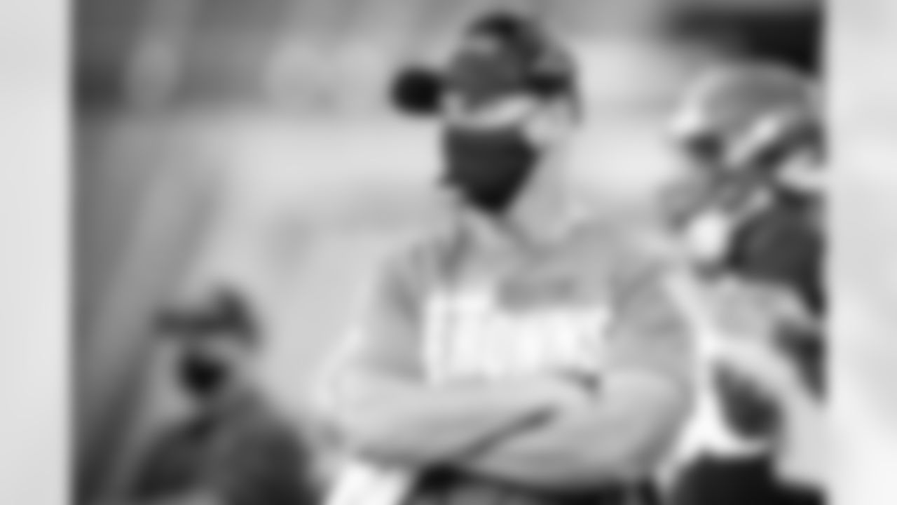 Wide Receivers Coach Chad O'Shea during practice on September 4, 2020 at FirstEnergy Stadium.