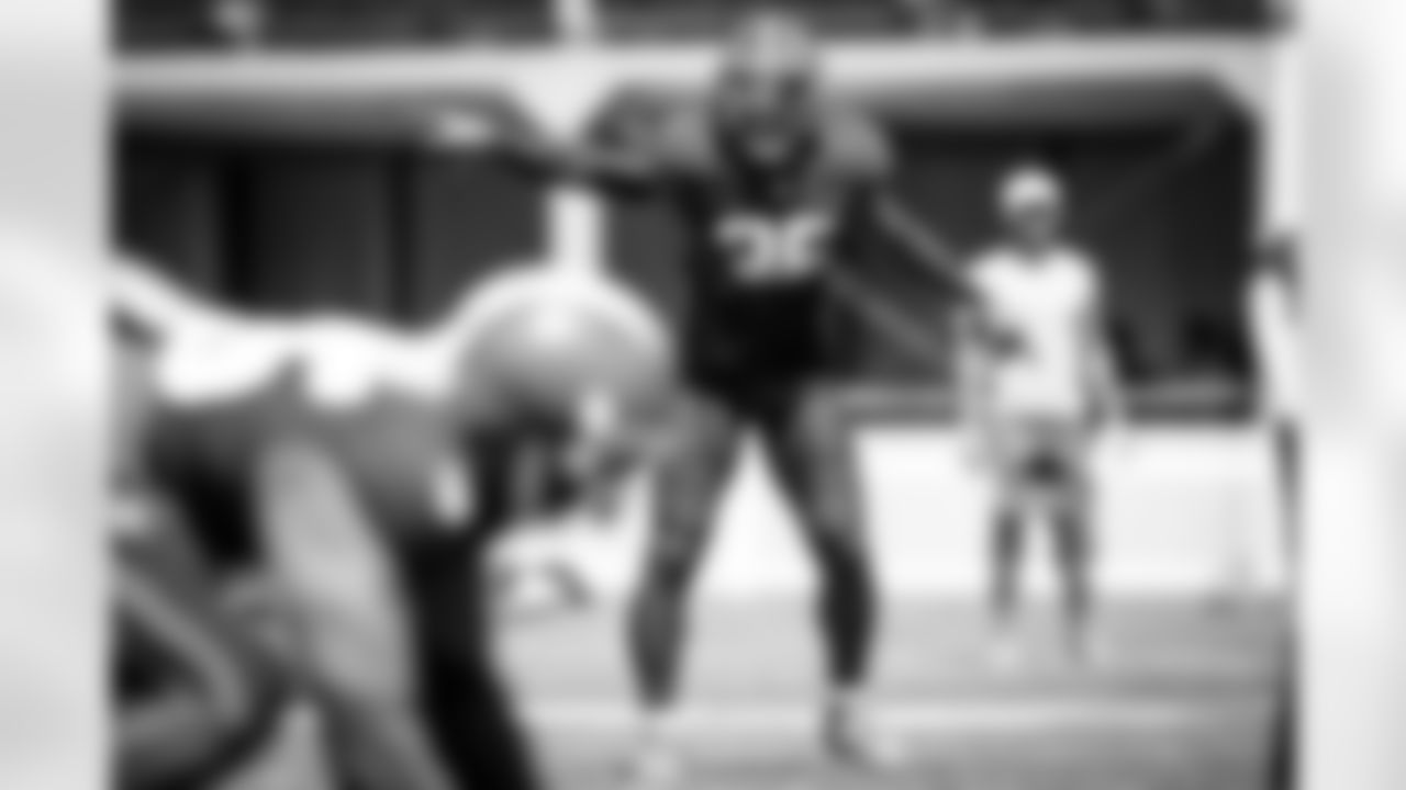 Safety Jovante Moffatt (35) during the seventh day of training camp on August 4, 2021.