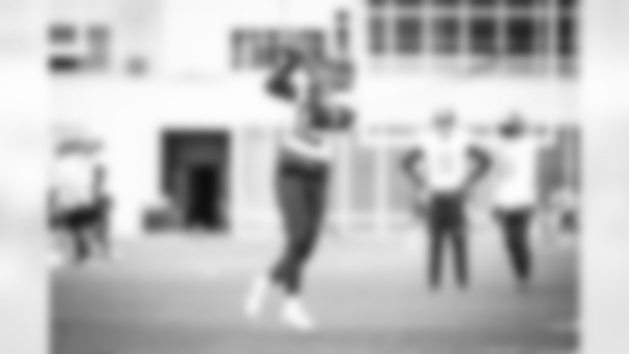 Wide receiver KhaDarel Hodge (12) during practice on December 23, 2020