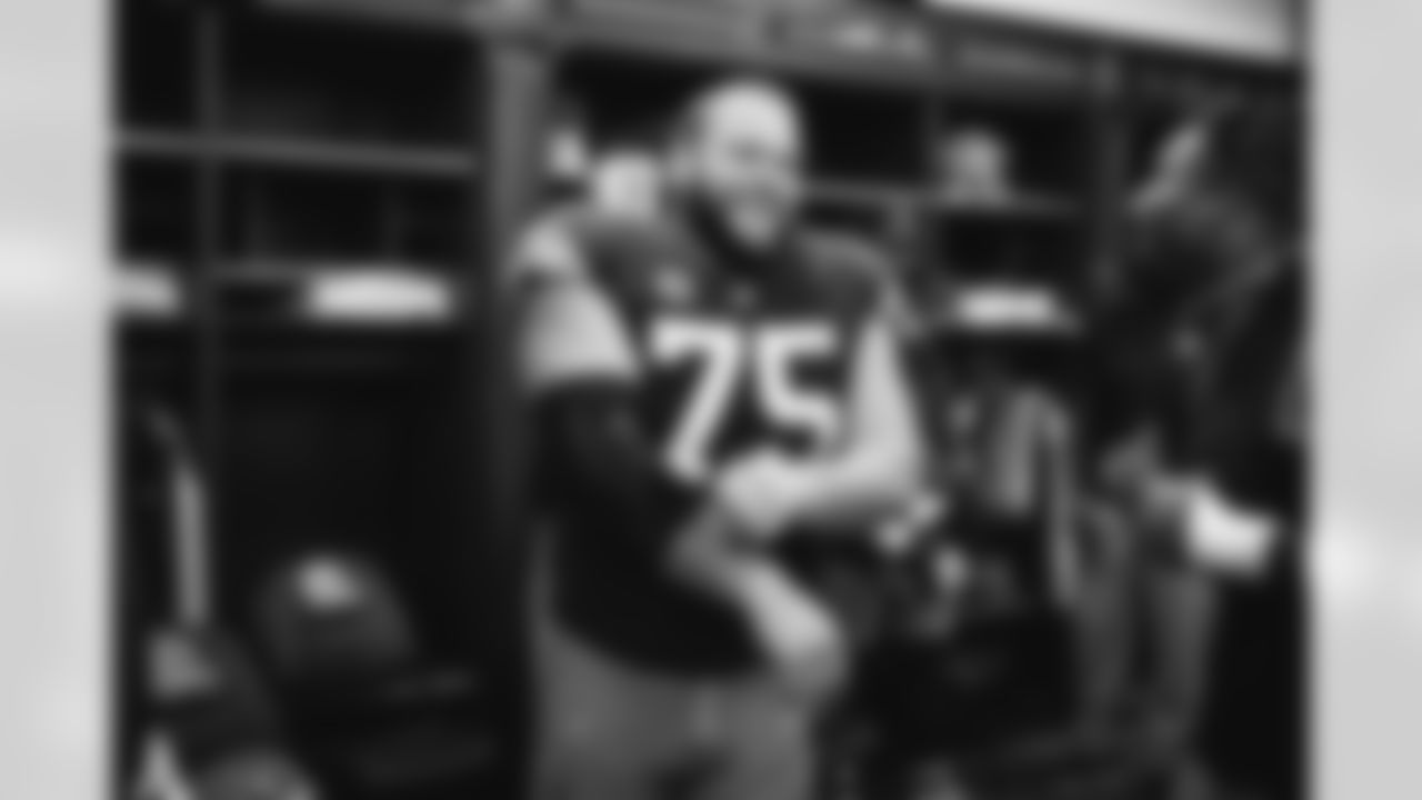 Offensive guard Joel Bitonio (75) after a NFL football game between the Pittsburgh Steelers and Cleveland Browns on September 22, 2022 at FirstEnergy Stadium.