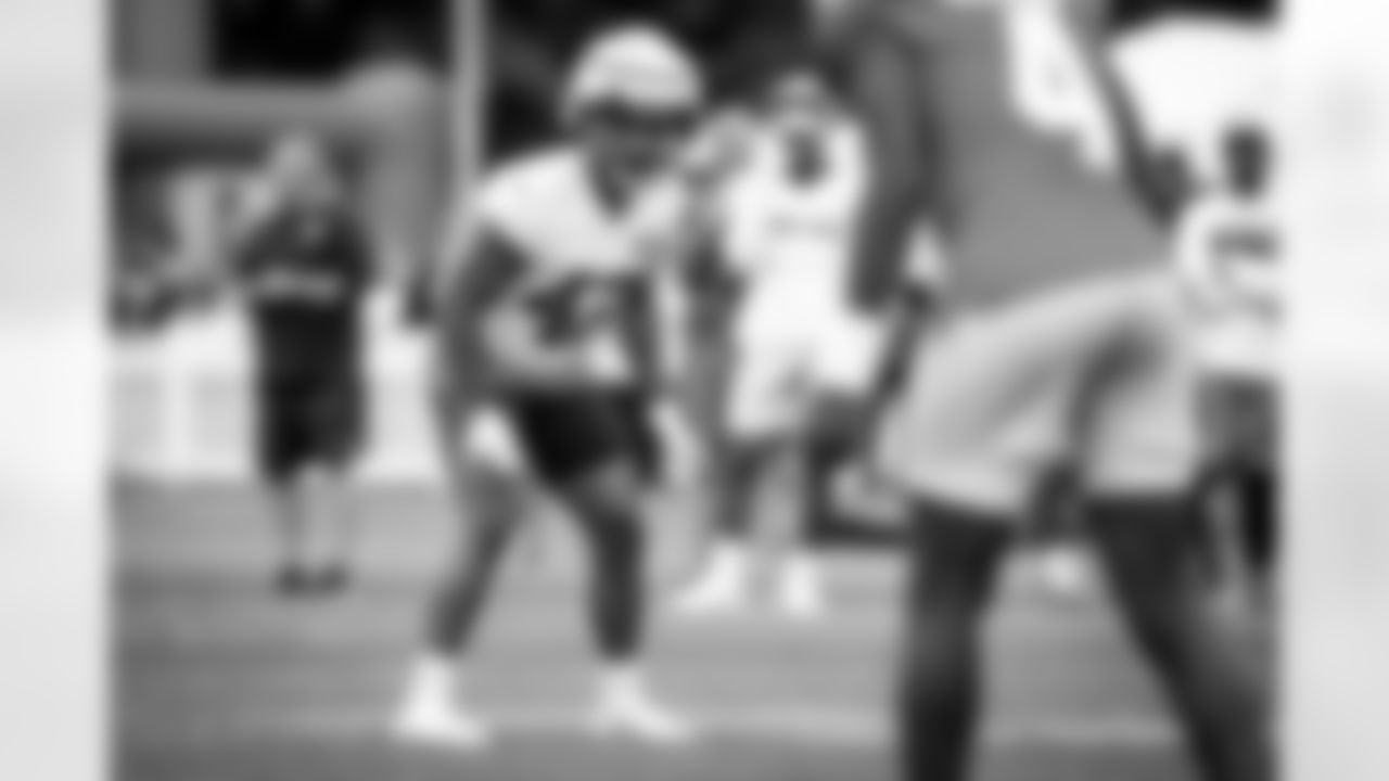 Linebacker Tony Fields II (42) during the twelfth day of training camp at CrossCountry Mortgage Campus on August 14, 2022.