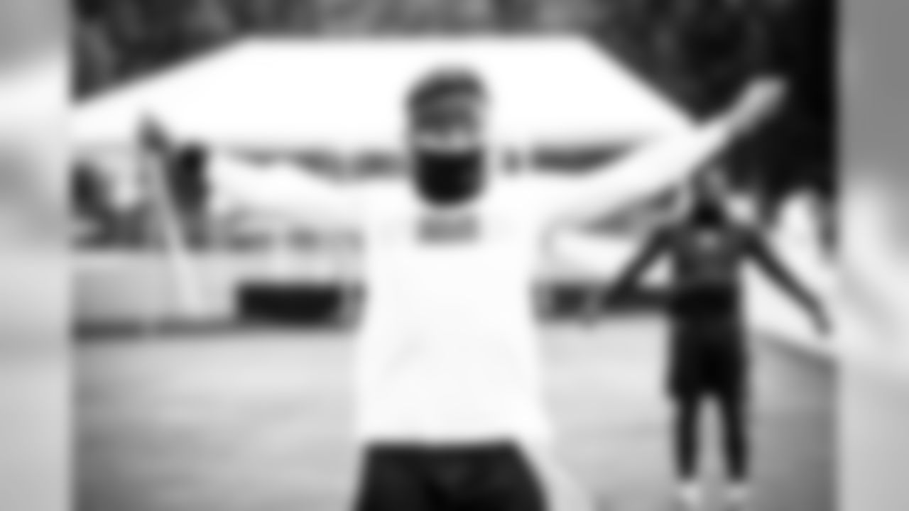 Quarterback Baker Mayfield (6) during workouts on July 30, 2020