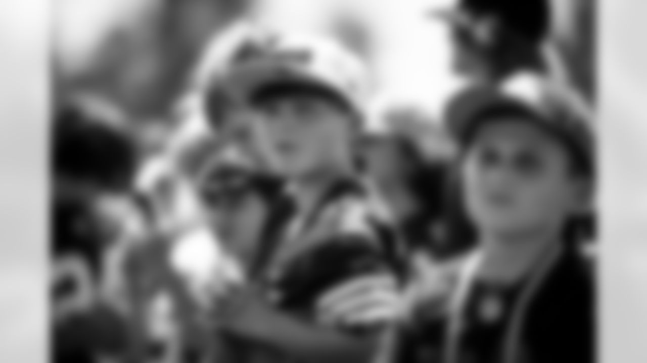 A fan during the fourth day of training camp at CrossCountry Mortgage Campus on July 30, 2022.