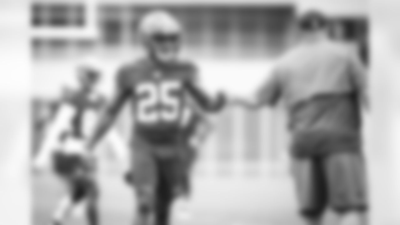 Running back Demetric Felton (25) during the fifth day of phase three on June 2, 2021.