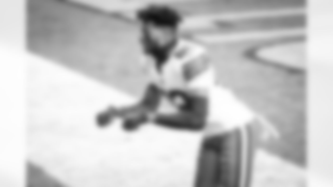 Wide receiver Rashard Higgins (82) after a NFL wild-card playoff football game between the Cleveland Browns and Pittsburgh Steelers on January 10, 2021 at Heinz Field. The Browns won 48-37.