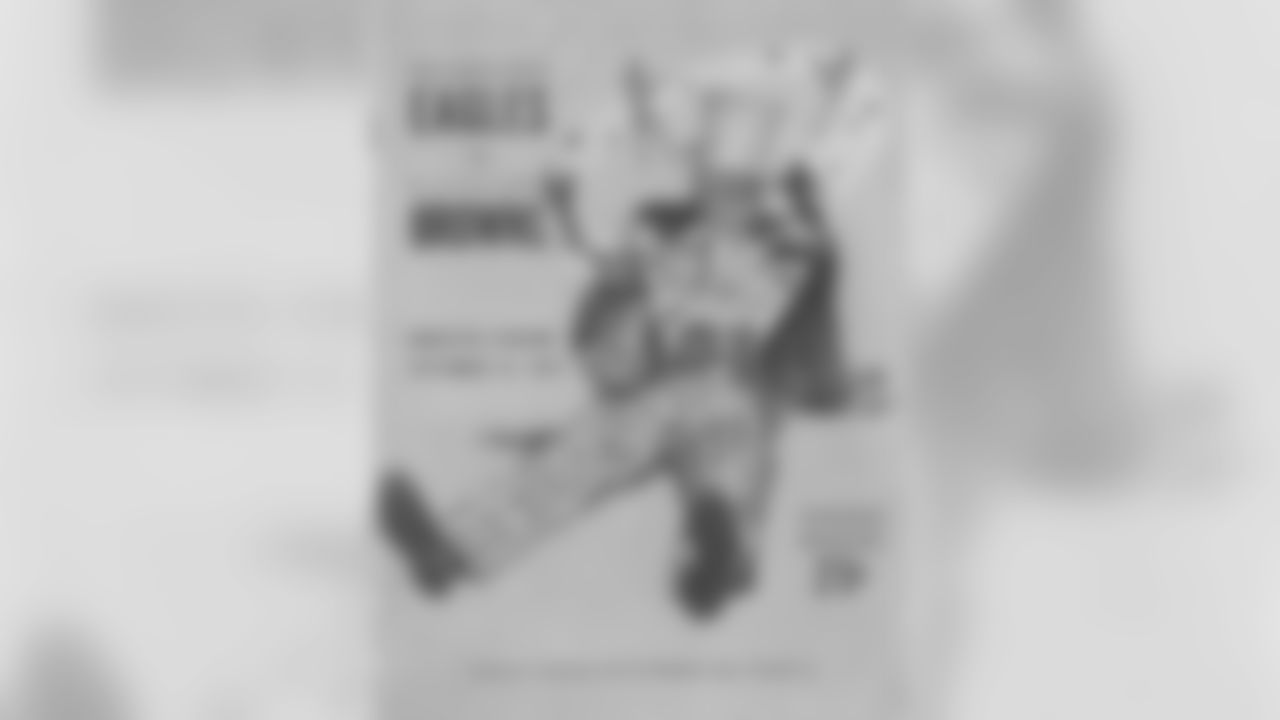 1950 Program cover from the Browns first NFL game against the Philadelphia Eagles.