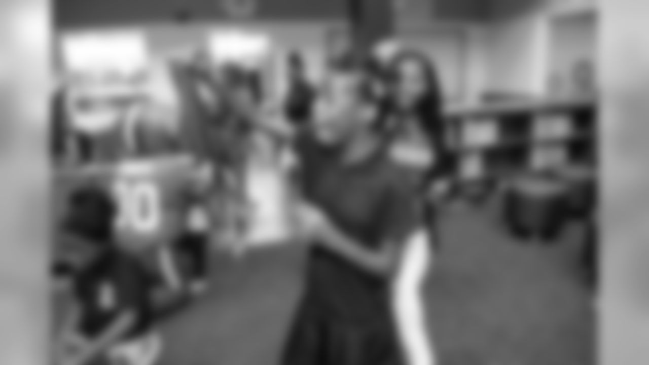 Larry Ogunjobi supported students as they head back to school by donating backpacks to Cleveland Metropolitan School District students in need