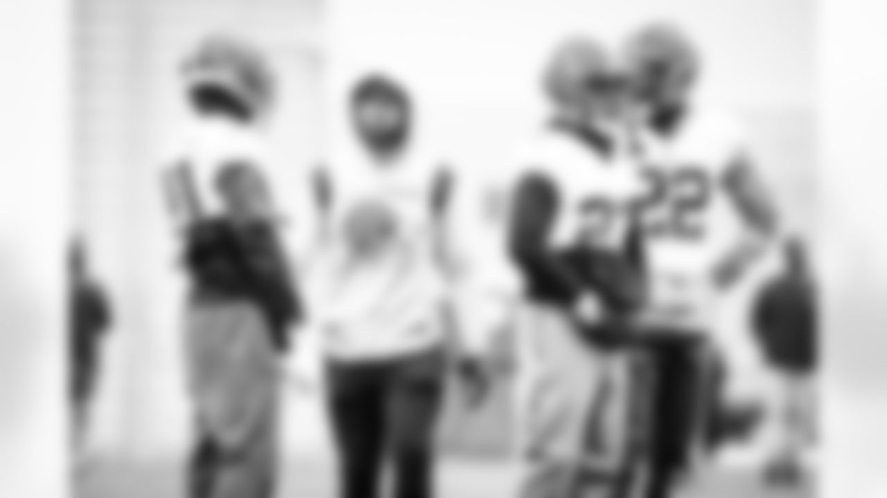 Defensive Backs Coach Jeff Howard during practice on December 8, 2021.