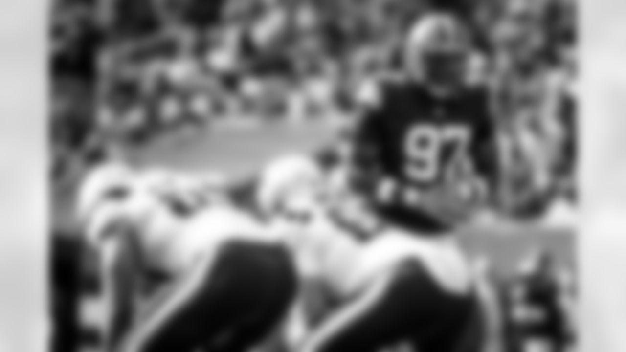 Defensive tackle Perrion Winfrey (97) during a NFL football game between the New England Patriots and Cleveland Browns on October 16, 2022 at FirstEnergy Stadium. The Browns lost 38-15.