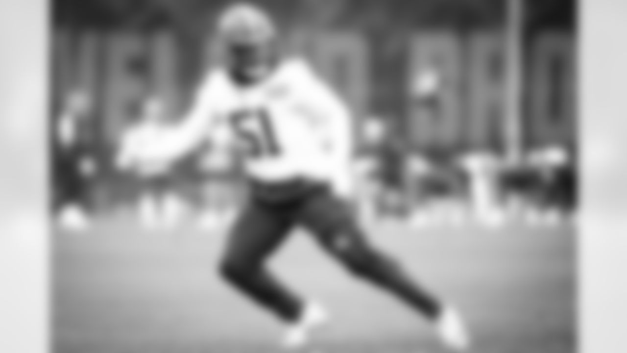 Linebacker Mack Wilson (51) during practice on October 29, 2020