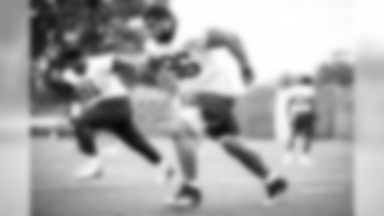 Defensive tackle Daniel Ekuale (96) during workouts on August 4, 2020