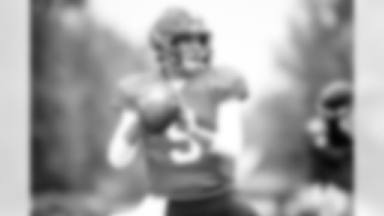 Quarterback Nick Mullens (9) during practice on October 27, 2021.