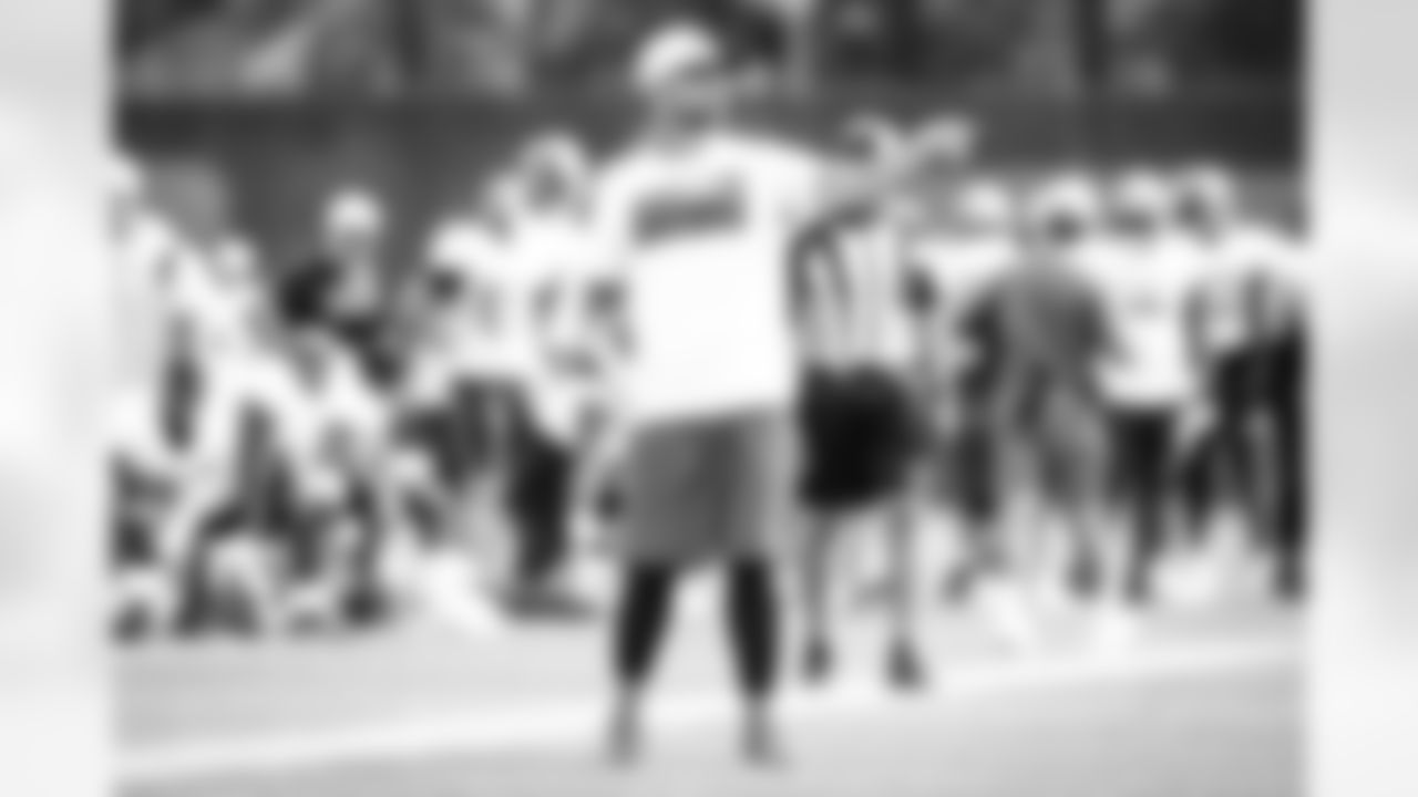 Defensive Backs Coach Jeff Howard during the first day of joint practices with the New York Giants on August 19, 2021.