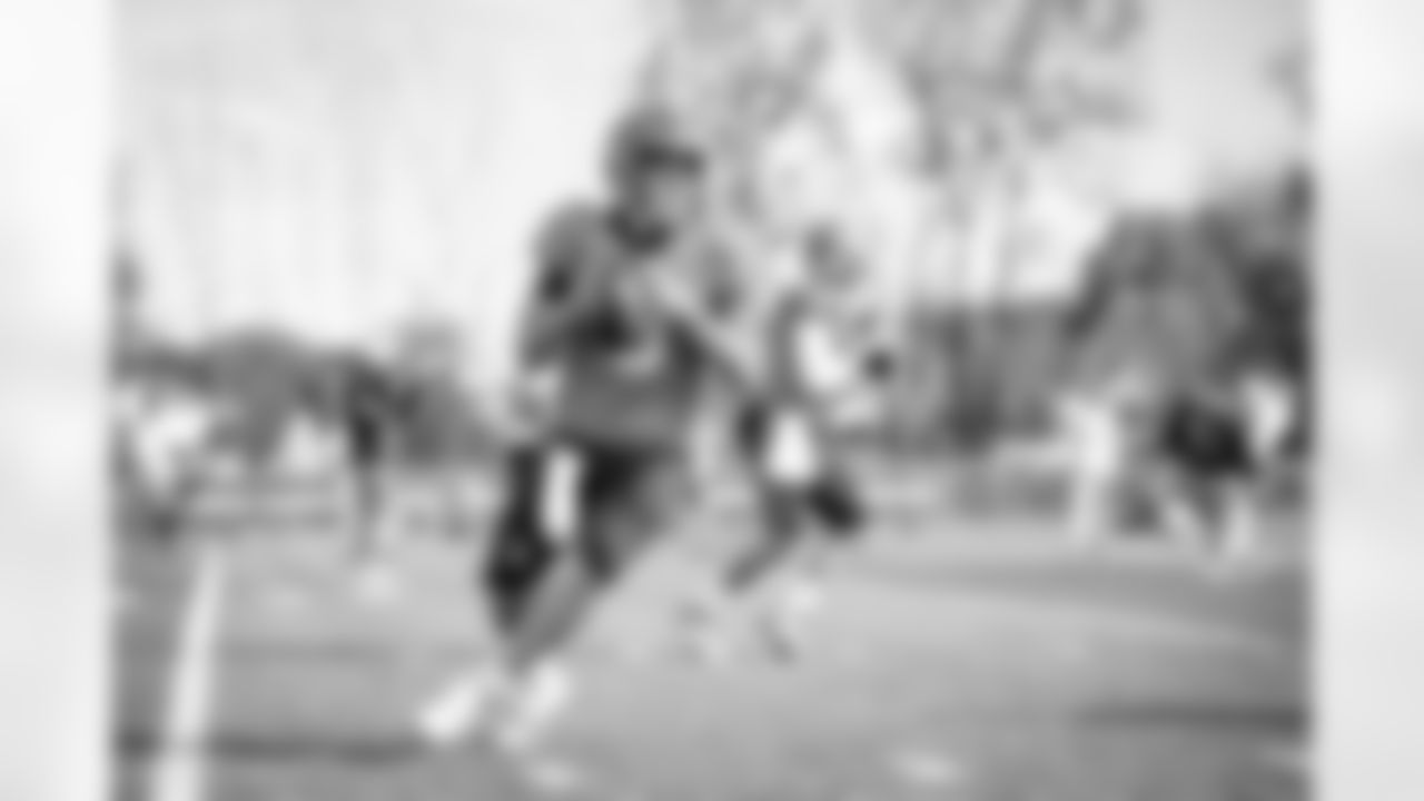 Quarterback Case Keenum (5) during practice on November 10, 2021.