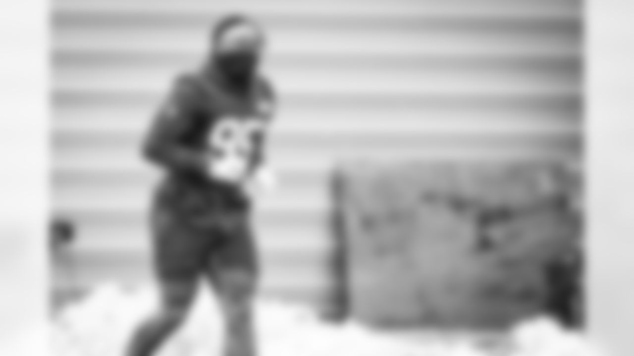Defensive end Myles Garrett (95) during practice on December 17, 2020.