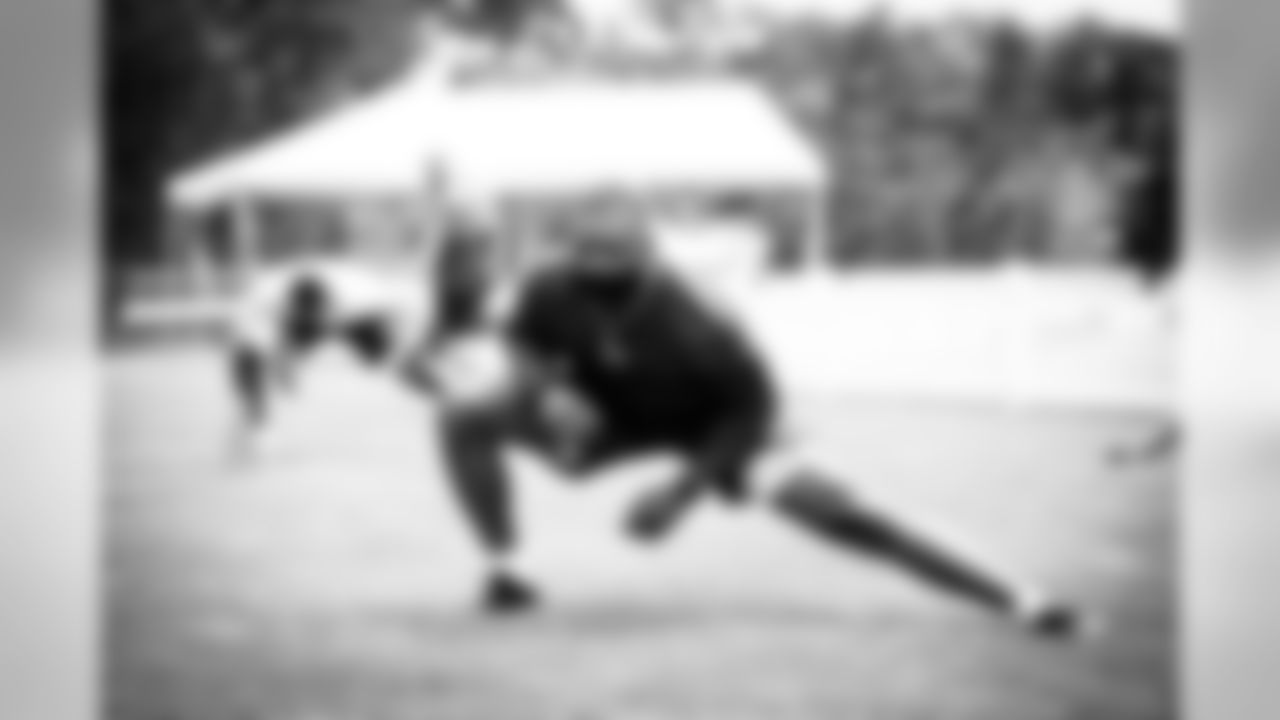 Linebacker Jacob Phillips (50) during workouts on July 30, 2020
