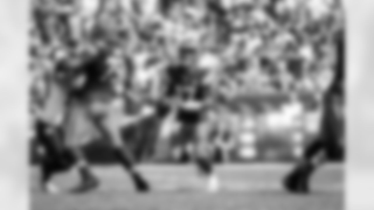 Quarterback Dorian Thompson-Robinson (17) during a NFL football game between the Baltimore Ravens and Cleveland Browns on October 1, 2023 at Cleveland Browns Stadium.