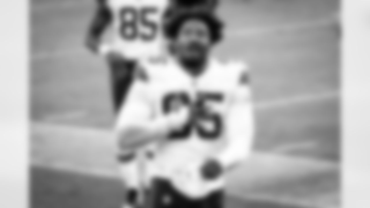 Defensive end Myles Garrett (95) during a NFL football game between the Cleveland Browns and Tennessee Titans on December 6, 2020 at Nissan Stadium. The Browns won 41 - 35.