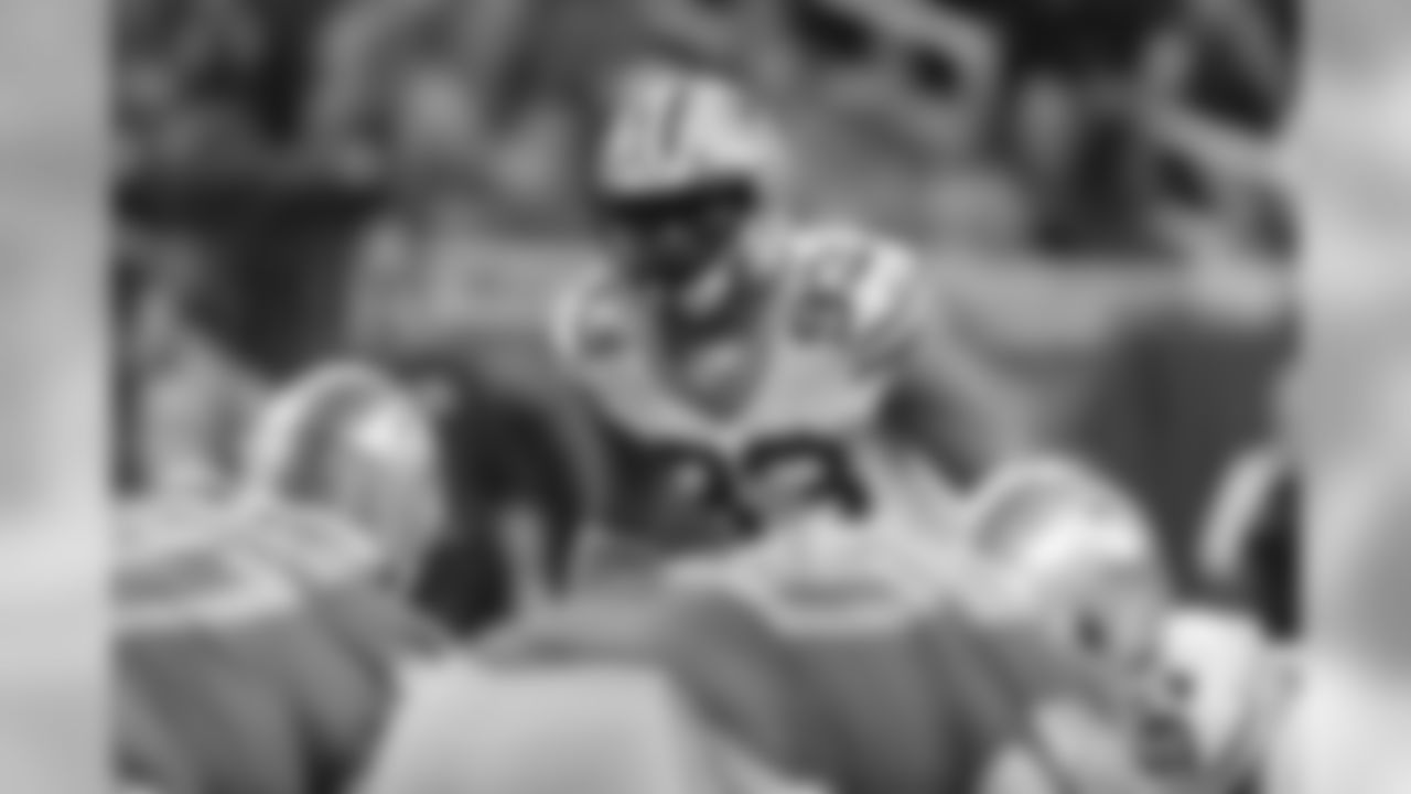 Green Bay Packers middle linebacker B.J. Goodson (93) waits on the snap during the first half of an NFL football game, Sunday, Dec. 29, 2019, in Detroit. (AP Photo/Duane Burleson)