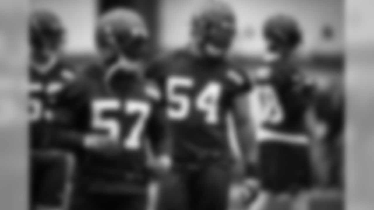 Defensive end Olivier Vernon (54) during the last day of minicamp on June 6, 2019.