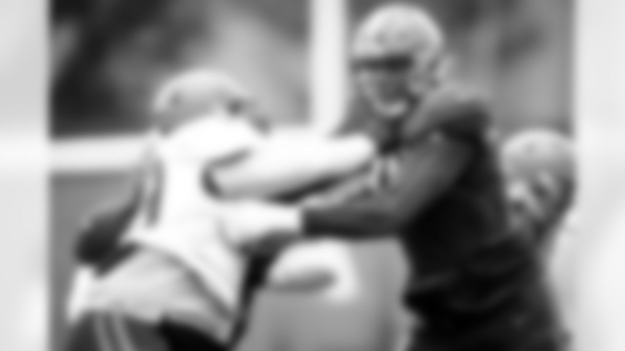Offensive tackle Alex Taylor (70) during practice on October 27, 2021.