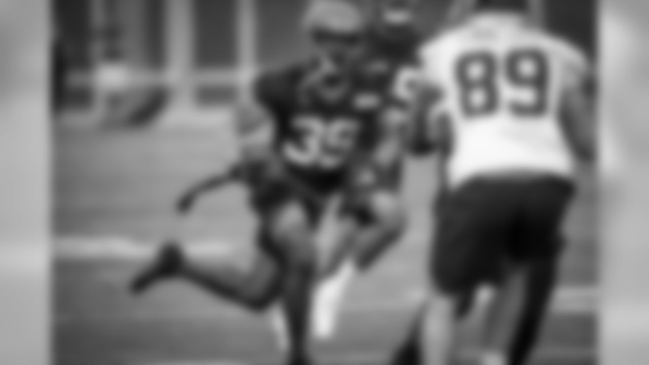 Cornerback Terrance Mitchell (39) during the first day of minicamp on June 4, 2019.