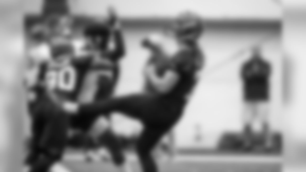 Punter Jamie Gillan (7) during the sixth practice of OTAs on May 23, 2019.