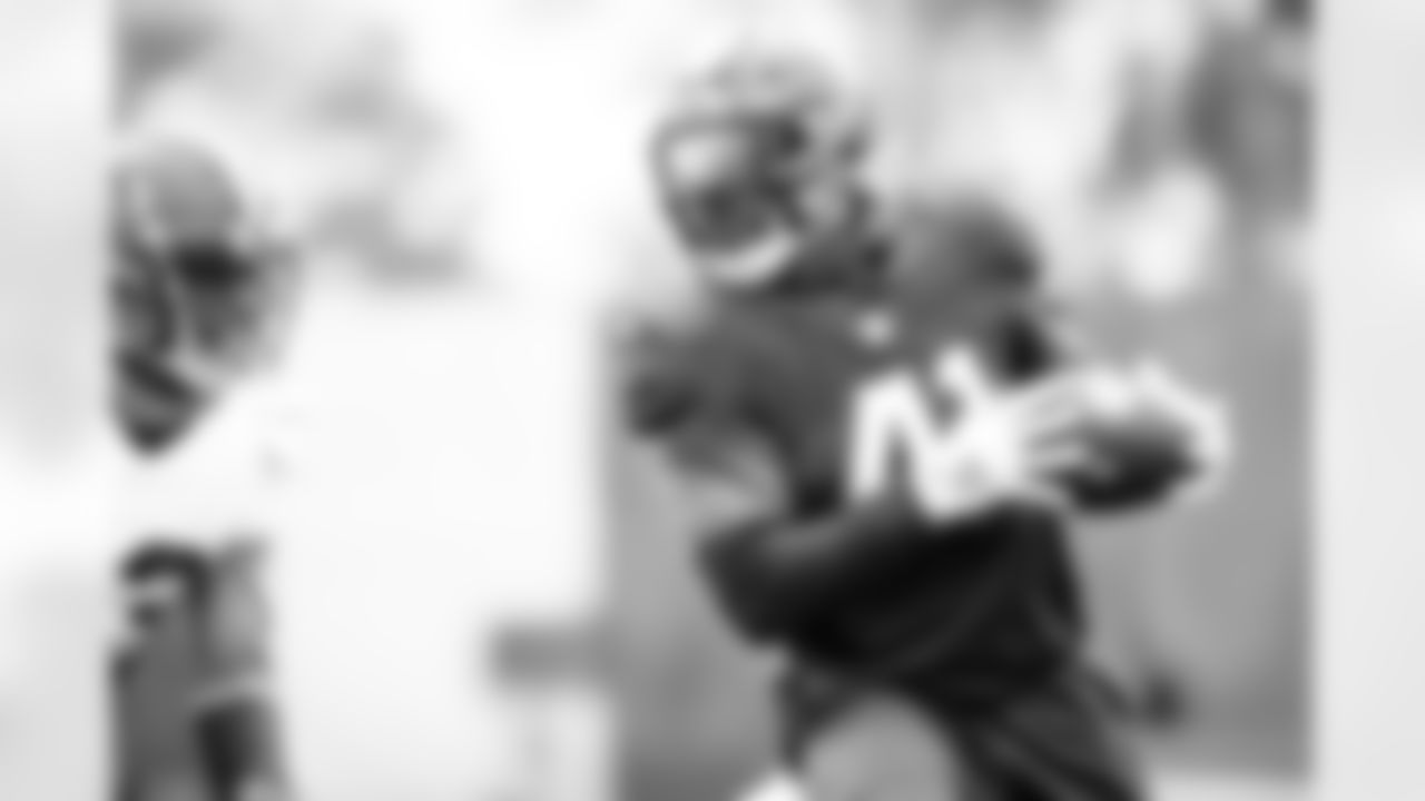 Running back John Kelly (41) during practice on October 27, 2021.