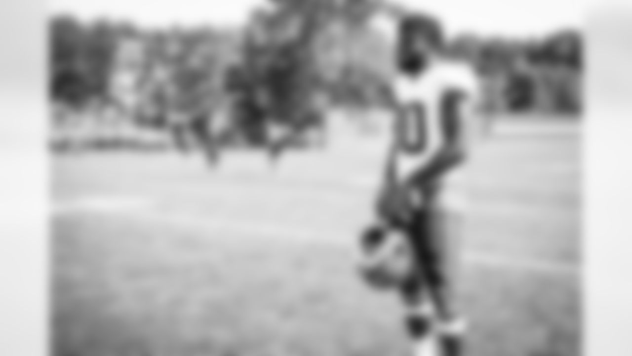 Wide receiver Jarvis Landry (80) during the seventh day of training camp on August 4, 2021.