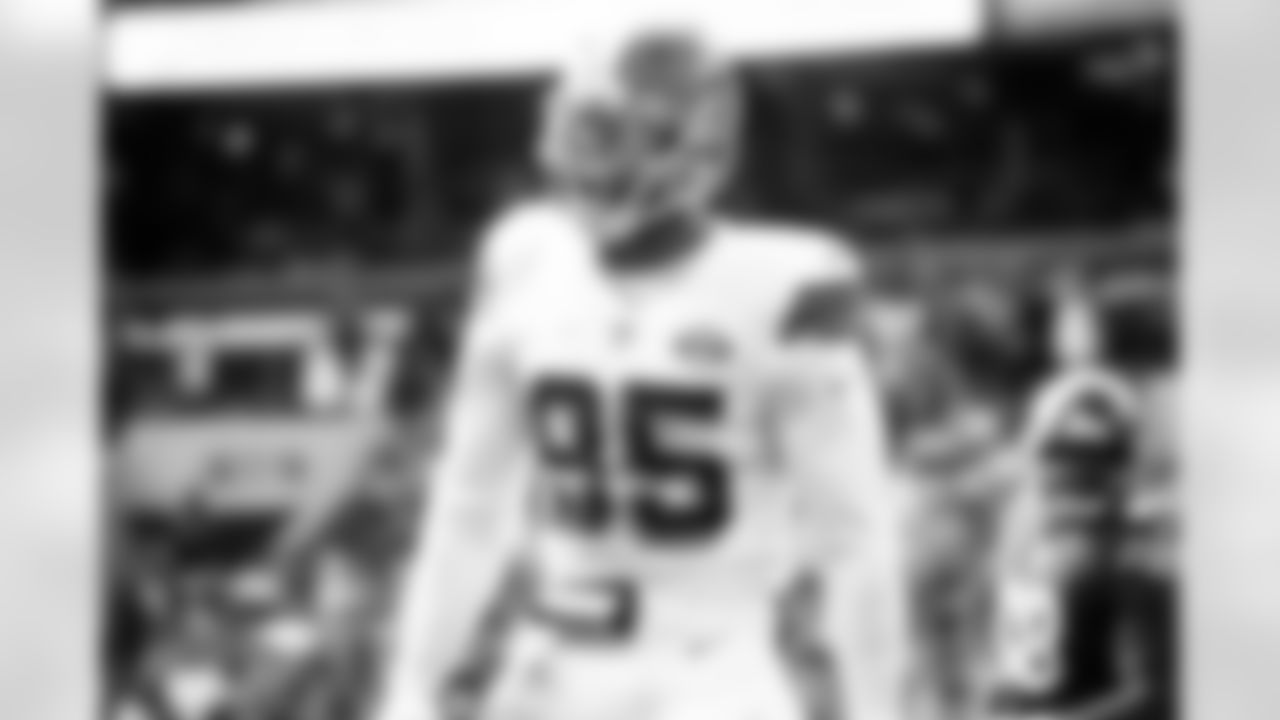 Defensive end Myles Garrett (95) during a NFL football game between the Chicago Bears and Cleveland Browns on September 26, 2021 at FirstEnergy Stadium. The Browns won 26-6.