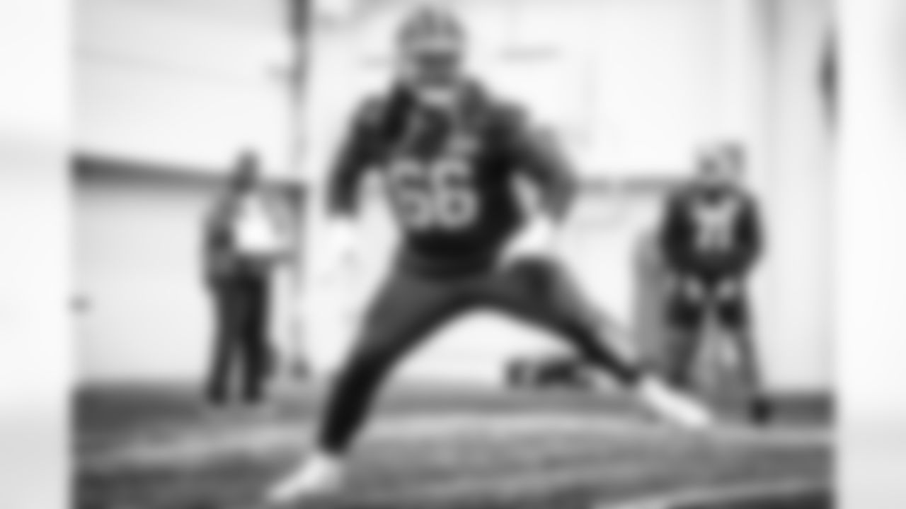 Offensive tackle James Hudson III (66) during practice at CrossCountry Mortgage Campus on December 15, 2022.