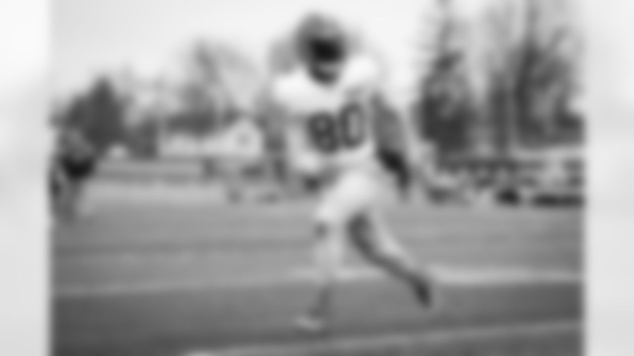 Wide receiver Chester Rogers (80) during practice at CrossCountry Mortgage Campus on November 16, 2022.