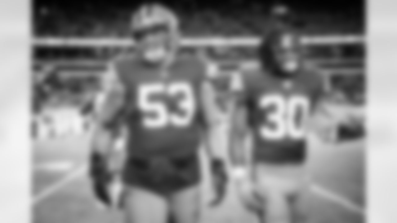 Center Nick Harris (53) after a NFL football game between the Indianapolis Colts and Cleveland Browns on October 11, 2020 at FirstEnergy Stadium. The Browns won 32-23.