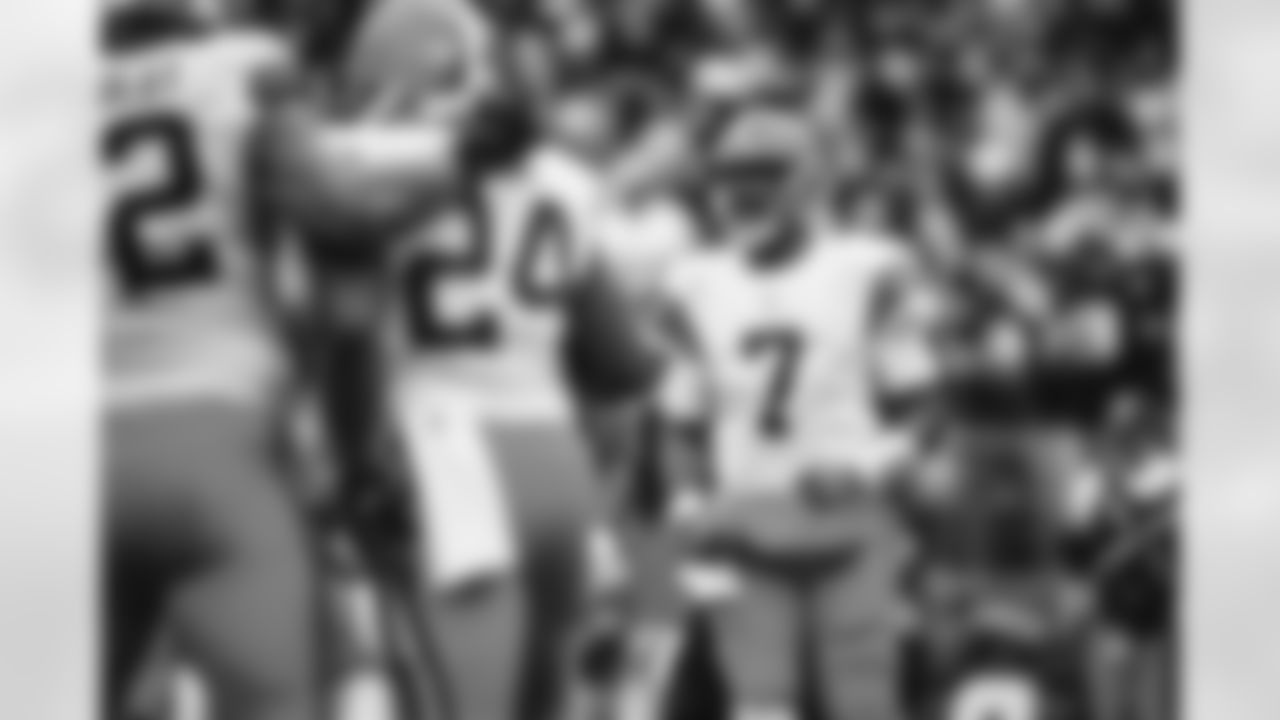 Quarterback Jacoby Brissett (7) during a NFL football game between the Cleveland Browns and Baltimore Ravens on October 23, 2022 at M&T Bank Stadium.